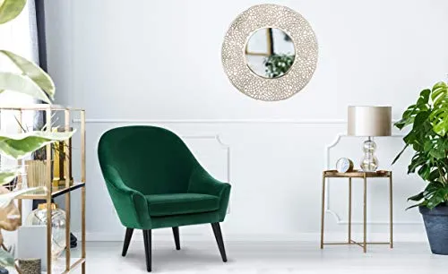 Menzzo Dakota Chaise/Fauteuil, Velours, Vert, 74