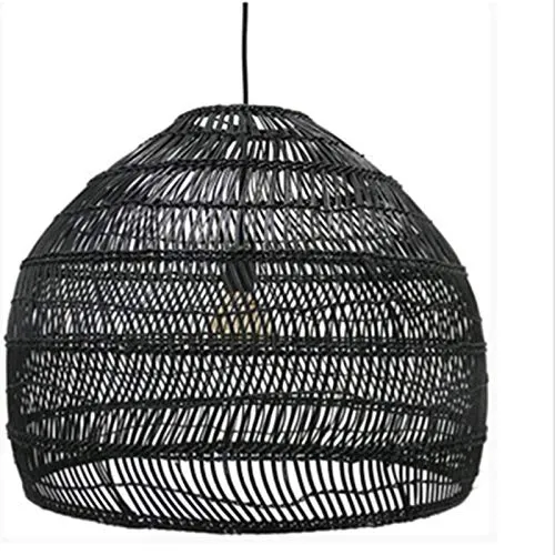 Chambre Suspensions Lampe,Lustres Salon,Luminaire Pendante Salle À Manger,Éclairage De Plafond Bureau,Lampe Rotin De Luxe Moderne Simple Lumière D40Cm Blanc