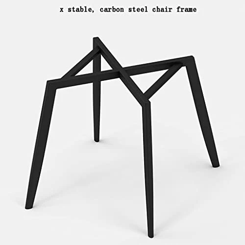 Chaises de Salle à Manger de Cuisine Lot de 2 chaises d'appoint en Cuir étanche avec Pieds en Acier au Carbone Faux Cuir Mat Salon Salon Salle à Manger Chaises de Meubles (Couleur : Rouge)