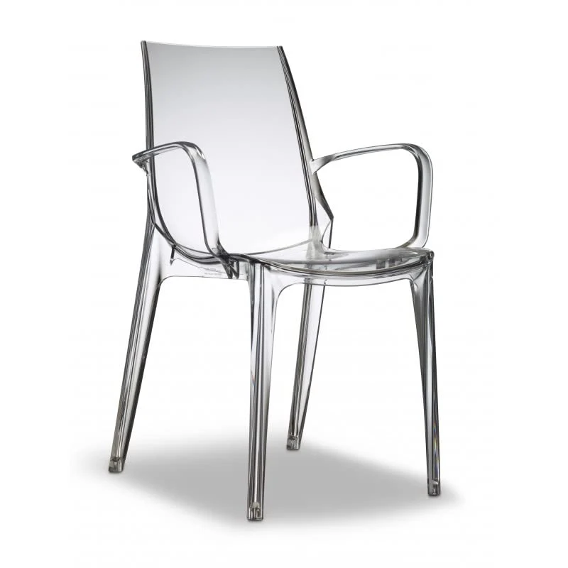 Baakal & ross Vanity - Chaise Translucide Scab Design avec accoudoirs