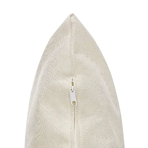 Beliani - Fauteuil Cocon - Veroli - en Rotin PE et Acier, Naturel, Coussins Beiges