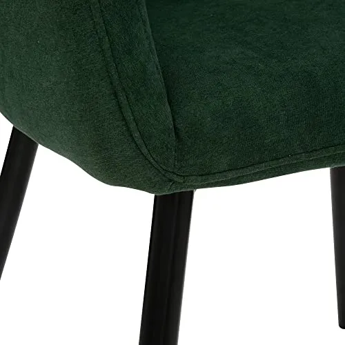 Fauteuil Visoca - Bois et métal - Vert cèdre - Atmosphera créateur d'intérieur