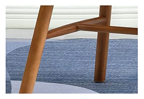 ZNMDOK Chaise de Salle à Manger en rotin en Bois Massif de Ferme Moderne, 2 chaises de Salle à Manger en rotin Naturel, Chaise à Dossier en rotin, Cool et Pas étouffante(50 * 56 * 80cm)