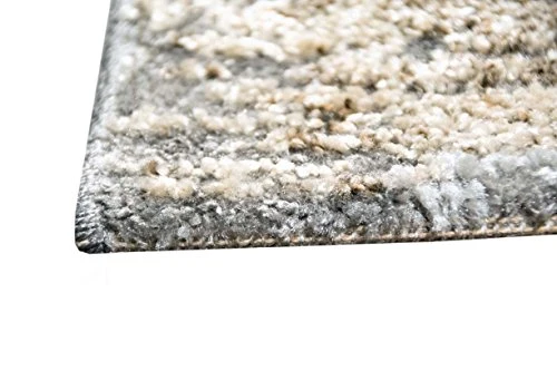 Designer Tapis Zone Tapis Contemporain Optique Mur de Pierre Tapis de Style Baroque dans Brown Beige Gris Heather Cream Größe 160x230 cm