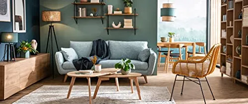 Miliboo Tables Basses gigognes scandinaves Bois Clair chêne (Lot de 2) ARTIK