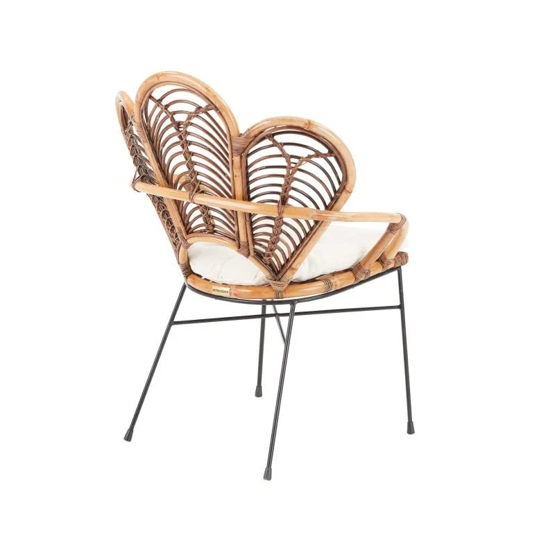 PACIFIC linea Fauteuil LOIC - Rotin/Métal