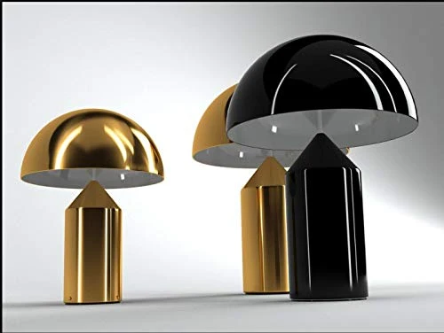 Oluce Lampe de table Atoll Noir, 238