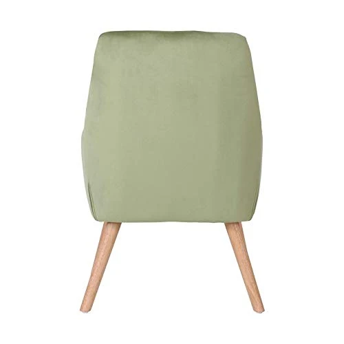 Prague Fauteuil en Velours Vert