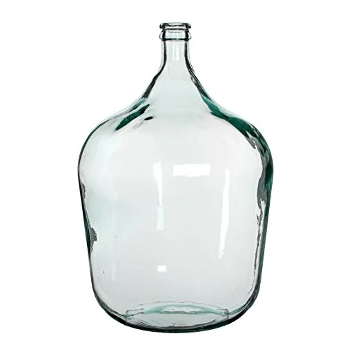 MICA Decorations Verre Diego, Transparent, H. 56 cm D. 40 cm