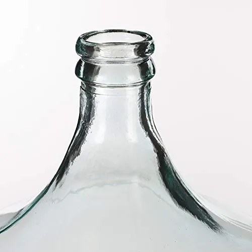 MICA Decorations Verre Diego, Transparent, H. 56 cm D. 40 cm