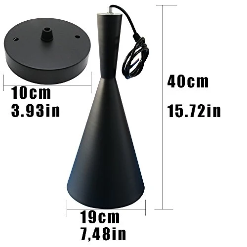 Meilleure vente E27 Plafonnier Suspensions Lustre Luminaire Metal Vintage Suspensions Luminaire Pour Salon Cuisine Chambre Café Restaurant (sans ampoule)