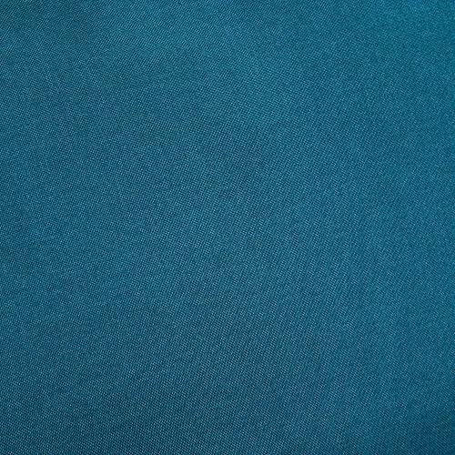 HOMCOM Canapé 3 Places Style Contemporain assises Larges Profondes accoudoirs courbés piètement effilé Bois hévéa Noir Polyester Bleu Canard