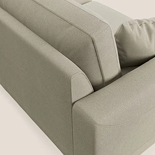 Dorian Canapé moderne en tissu doux anti-taches T05