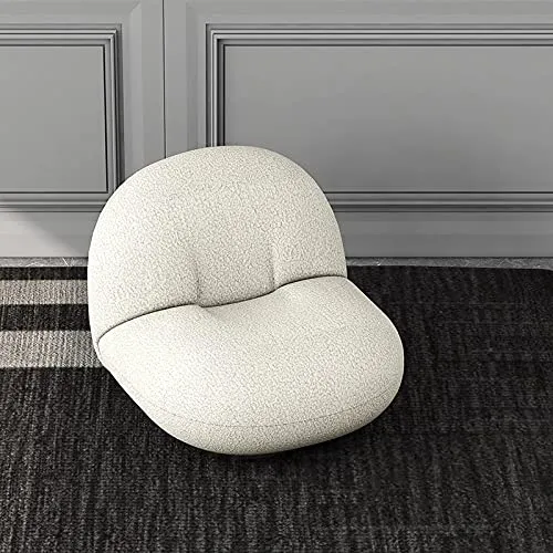 TOMYEUS Fauteuils Poire Canapé de Luxe Lumineux Salle de séjour Moderne canapé incurvé Designer de vêtements de vêtements de vêtements d'agneau Velvet canapé Chaise Sac De Haricots