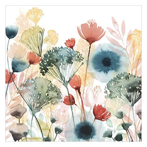 Papier peint adhésif - Wild Flowers In Summer I - Mural Carré 240 x 240 cm