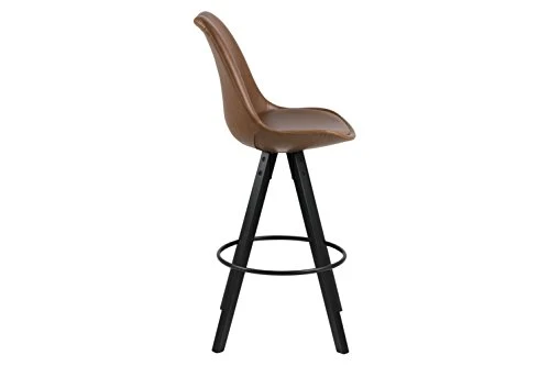 Marque Amazon - Movian Arendsee - Lot de 2 tabourets de bar, 55 x 48,5 x 111,5 cm, Marron