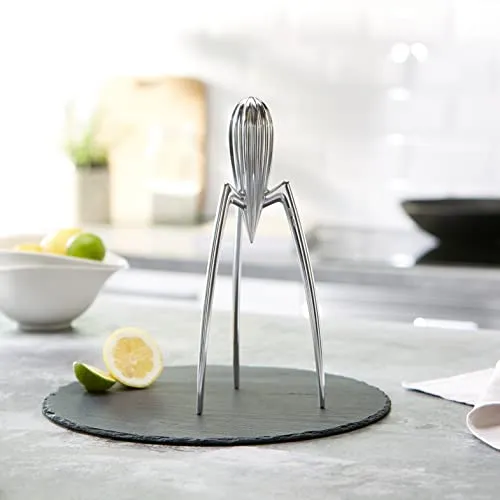 Alessi - PSJS - Juicy Salif - Presse-Agrumes en Fonte d'Aluminium Brillant Pieds en PA