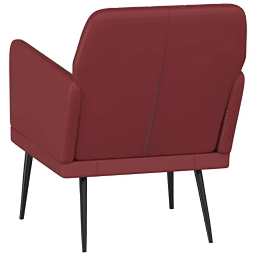 vidaXL Fauteuil Bordeaux 61x78x80 cm Similicuir