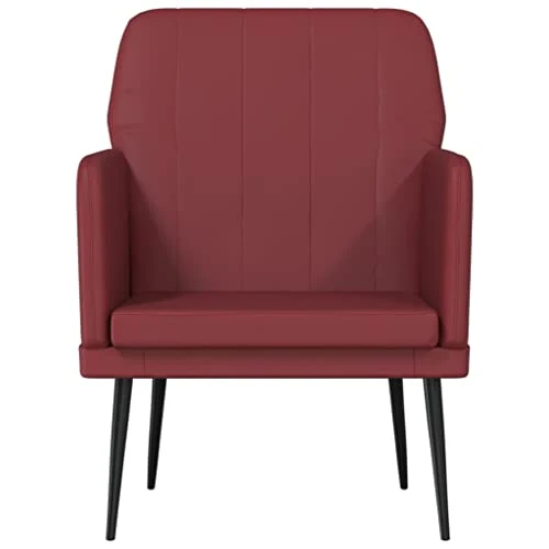 vidaXL Fauteuil Bordeaux 61x78x80 cm Similicuir