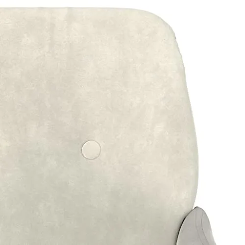 vidaXL Banc Crème 108x79x79 cm Velours