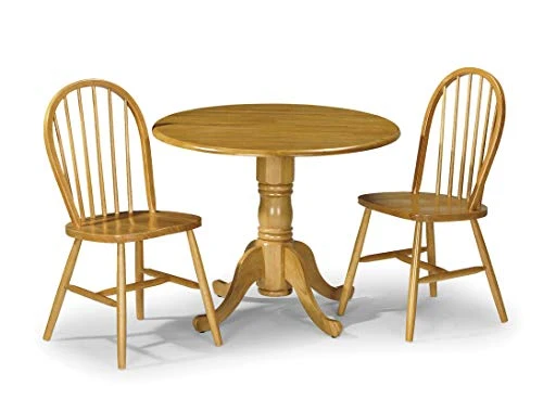 Julian Bowen Windsor Lot de 4 chaises de Salle à Manger, Pin, Miel