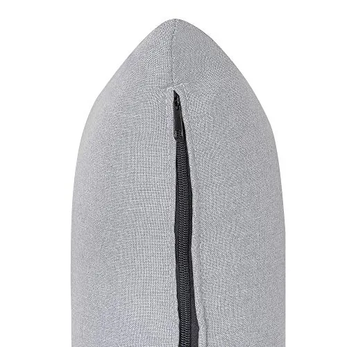 Beliani - Canapé d'angle 3 Places - Dolva - Tissu, Gris Clair