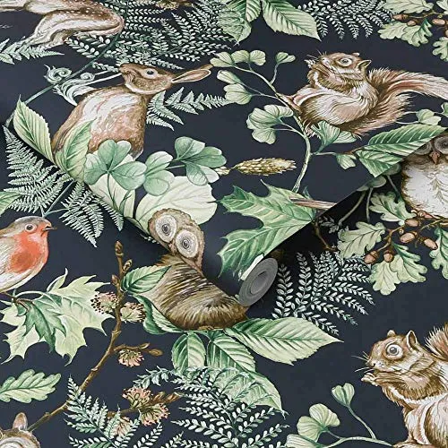 108568 Woodland Animals Navy