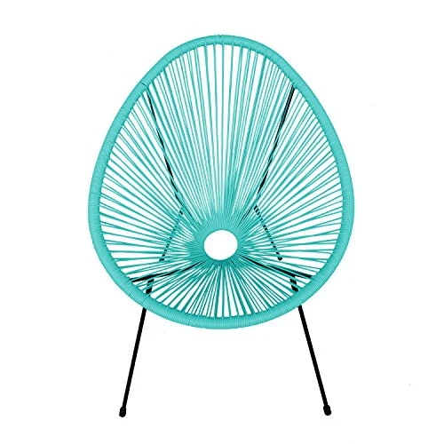 Happy Garden Lot de 2 fauteuils œuf Acapulco Aqua