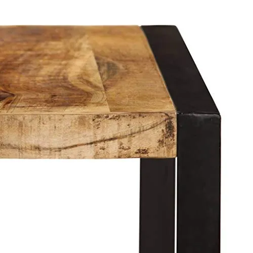 vidaXL Table de Salle à Manger Table à Dîner Table de Repas Meuble de Salle à Manger Cuisine Maison Intérieur Bois de Récupération Massif 180 cm