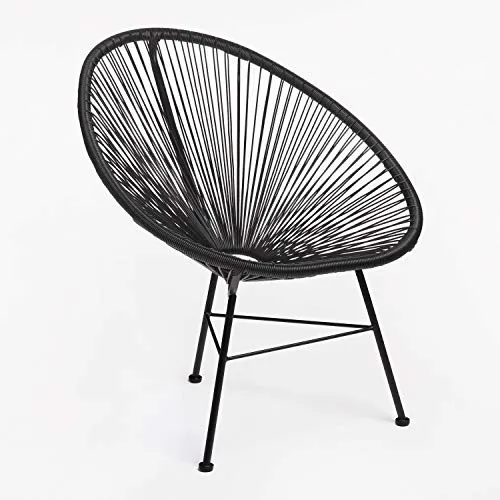 SKLUM Lot 2 Chaises New Acapulco Noir