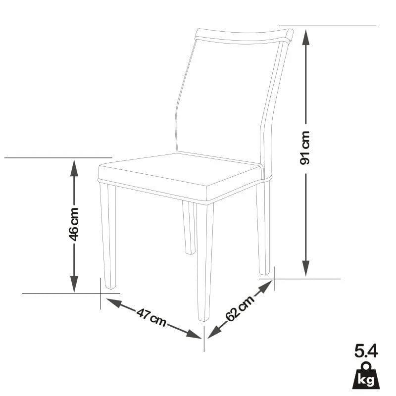 PACIFIC linea Chaise Justine - Rotin/Bois