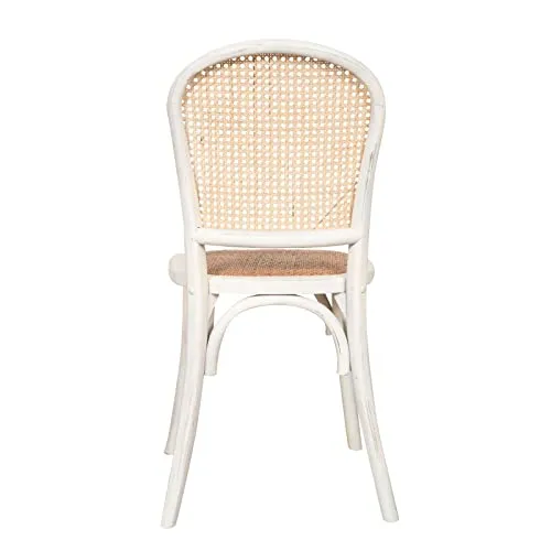 BISCOTTINI INTERNATIONAL ART TRADING Biscottini Thonet 88 x 45 x 45 cm Cuisine | Chaises en Bois Blanches, frêne, Blanc, 88x45x45 cm