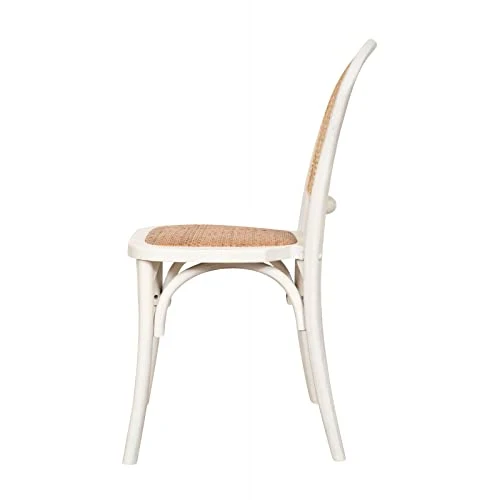 BISCOTTINI INTERNATIONAL ART TRADING Biscottini Thonet 88 x 45 x 45 cm Cuisine | Chaises en Bois Blanches, frêne, Blanc, 88x45x45 cm