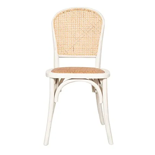 BISCOTTINI INTERNATIONAL ART TRADING Biscottini Thonet 88 x 45 x 45 cm Cuisine | Chaises en Bois Blanches, frêne, Blanc, 88x45x45 cm