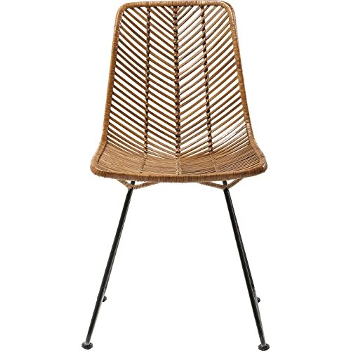 Kare Chaise, Rotin, Naturel, 54,61 x 44,45 x 85,73 cm