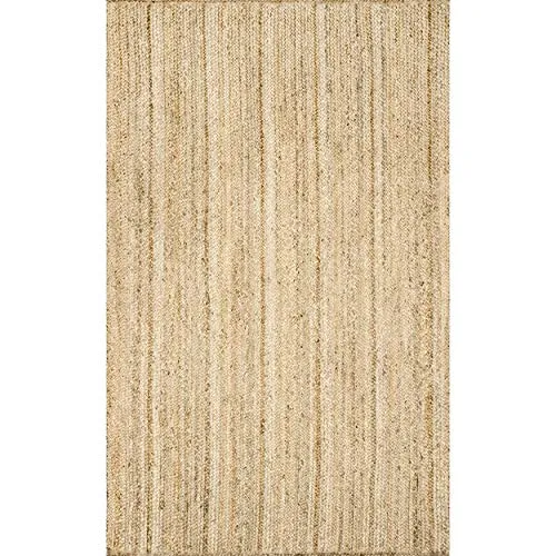 nuLOOM tissé à la Main Rigo Jute Tapis Zone Tapis, Naturel, 9' x 12'