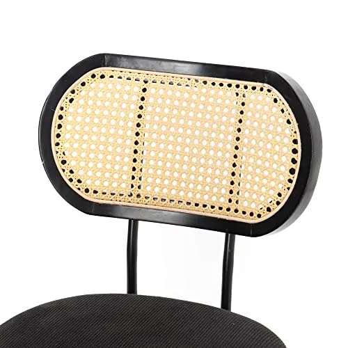Amadeus - Chaise Telma Noire en cannage