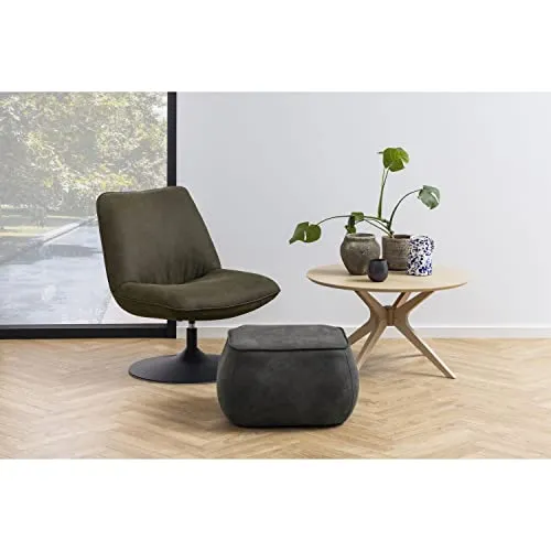 Table Basse Ronde Dune en MDF - Beige
