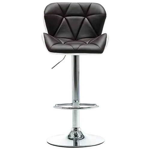 Tabouret de Bar en Cuir synthétique Marron
