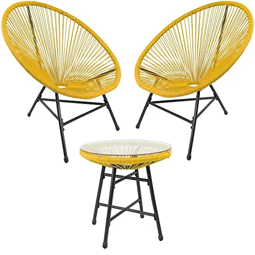 RayGar Ensemble Bistro, Jaune, Taille Unique