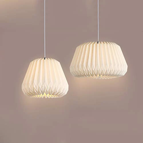 Lustres Plafonniers Suspensions Lampe Suspension Nordic Design Créatif Personnalité Salon Éclairage Chambre Chaude Bar Lustre En Origami Fait Main Restaurant Restaurant Pendante Lampe Lustre Plafonnie