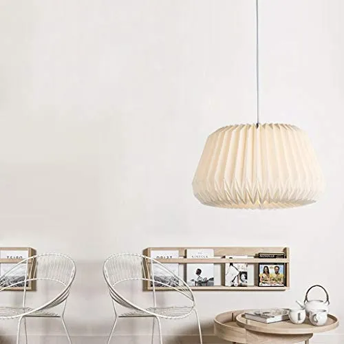 Lustres Plafonniers Suspensions Lampe Suspension Nordic Design Créatif Personnalité Salon Éclairage Chambre Chaude Bar Lustre En Origami Fait Main Restaurant Restaurant Pendante Lampe Lustre Plafonnie