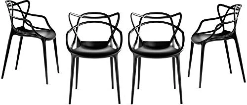 Kartell 586609 chaise masters (noir)