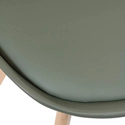 AltoBuy MEDALINE - Lot de 2 Chaises Scandinaves Kaki