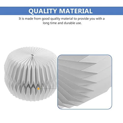 OSALADI Papier Origami Lampe Shade Moderne Simple Suspension Papier Lanter Lavamponnier Lustre Lustre Lugeau pour Suspension Plafonnier