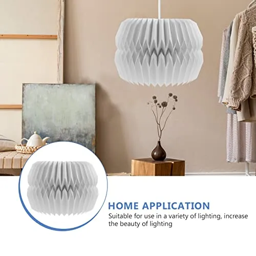 OSALADI Papier Origami Lampe Shade Moderne Simple Suspension Papier Lanter Lavamponnier Lustre Lustre Lugeau pour Suspension Plafonnier