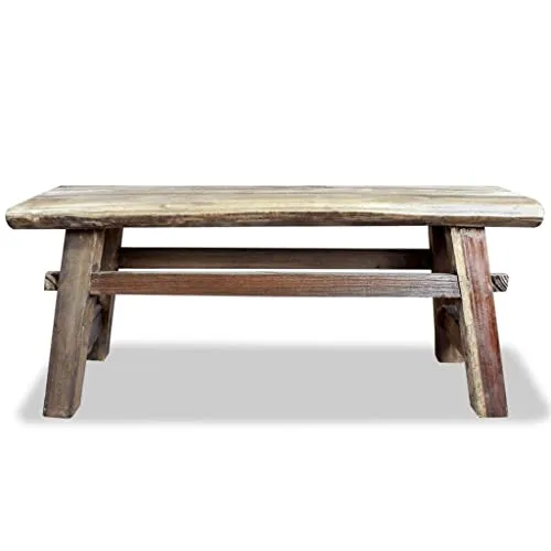 vidaXL Banc Bois de Récupération Massif Entrée Cuisine Tabouret Banquette