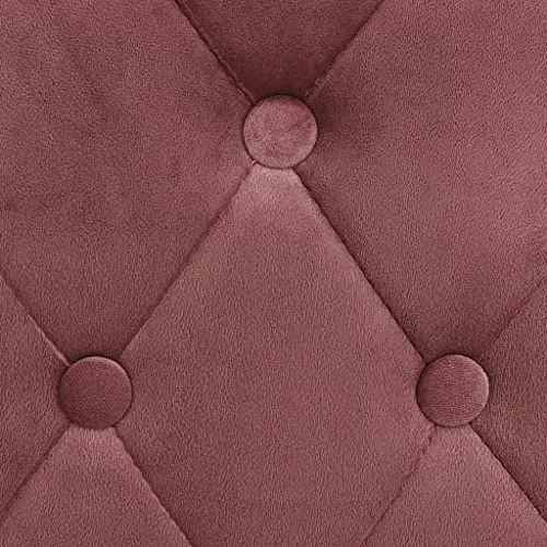 vidaXL 2X Chaises de Bar Sièges de Comptoir Tabourets de Pub Chaises de Bistro Chaises de Comptoir Tabourets de Bar Sièges de Bistro Rose Velours