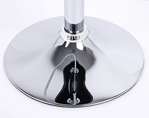 WOLTU 1 x Tabouret de Bar Design en Similicuir,Tabouret Anti-dérapante,Blanc BH11ws-1