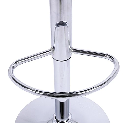 WOLTU 1 x Tabouret de Bar Design en Similicuir,Tabouret Anti-dérapante,Blanc BH11ws-1